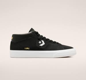 Bascheți Converse CONS Louie Lopez Pro Mid-High Negrii Albi | CV-730CNU