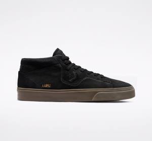 Bascheți Converse CONS Louie Lopez Pro Nubuck Piele Negrii Maro Deschis | CV-243GDV