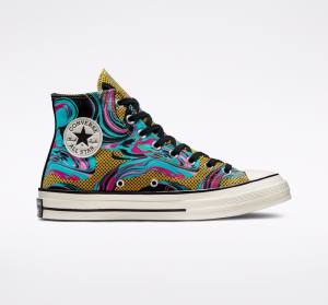 Tenisi Inalti Converse Chuck 70 '90s Marbled Turcoaz | CV-580XQI