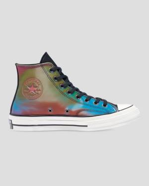 Tenisi Inalti Converse Chuck 70 Iridescent Negrii | CV-129QDK