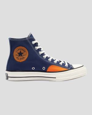 Tenisi Inalti Converse Chuck 70 Ripstop Albastri | CV-069RDO