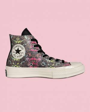 Tenisi Inalti Converse Chuck 70 Satin Snake Print Negrii | CV-025IEG