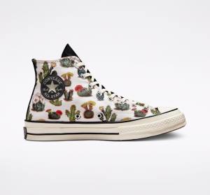 Tenisi Inalti Converse Chuck 70 Succulents Negrii | CV-491KHT