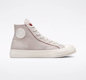 Tenisi Inalti Converse Chuck 70 Tearaway Argintii Deschis Roz | CV-187CXN