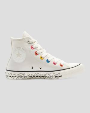 Tenisi Inalti Converse Chuck Taylor All Star My Story Bej | CV-187TKS