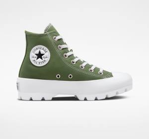 Tenisi Inalti Converse Chuck Taylor All Star Lugged Seasonal Color Albi Negrii | CV-265IDN