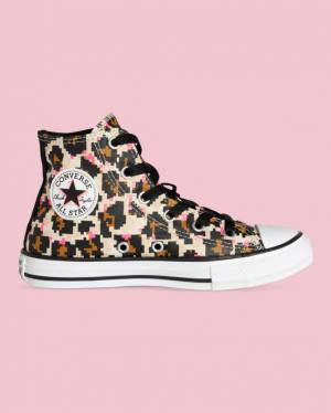 Tenisi Inalti Converse Chuck Taylor All Star Animal Print Negrii | CV-593OED