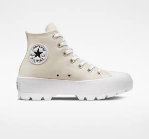 Tenisi Inalti Converse Chuck Taylor All Star Lugged Seasonal Color Maro Albi Negrii | CV-598BRX