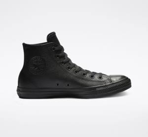 Tenisi Inalti Converse Chuck Taylor All Star Piele Negrii | CV-691HMJ