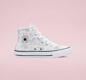 Tenisi Inalti Converse Chuck Taylor All Star Unicons Albi Colorati Albi | CV-697PAX