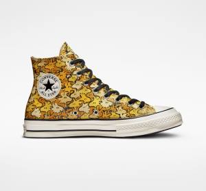 Tenisi Inalti Converse Peanuts Chuck 70 Galbeni Aurii | CV-873YPU