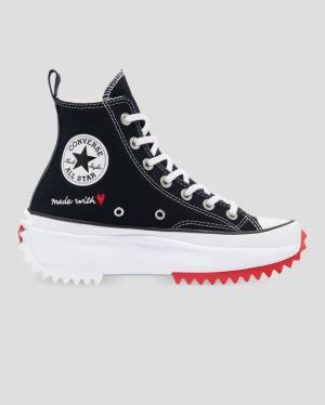 Tenisi Inalti Converse Run Star Hike Love Thread Negrii | CV-921KZS