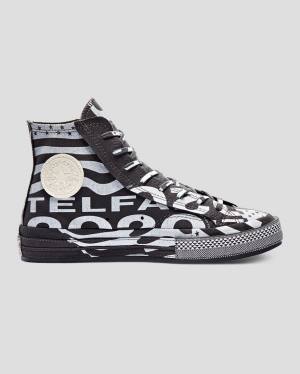 Tenisi Inalti Converse Telfar Chuck 70 Negrii | CV-632YRD