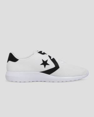 Tenisi Low Top Converse Auckland Ultra Albi Negrii | CV-706WDU