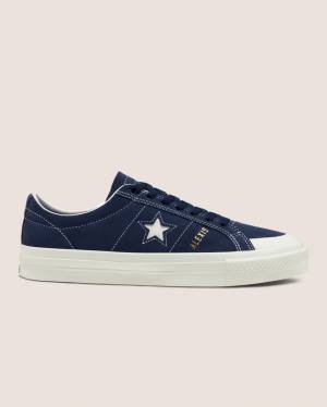 Tenisi Low Top Converse CONS Alexis Sablone One Star Pro Piele Intoarsa Albastri | CV-713XAE