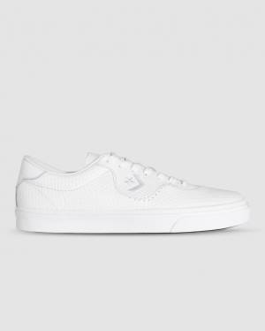 Tenisi Low Top Converse CONS Louie Lopez Pro Piele Albi | CV-403NSH