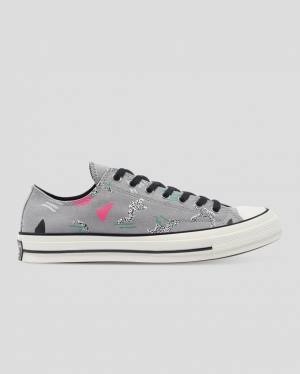 Tenisi Low Top Converse Chuck 70 80s Archive Print Gri | CV-219NLF