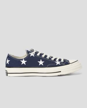 Tenisi Low Top Converse Chuck 70 Archive Print Albastri | CV-073ACT