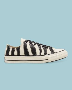 Tenisi Low Top Converse Chuck 70 Archive Zebra Overlay Bej | CV-189IRG