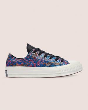 Tenisi Low Top Converse Chuck 70 Satin Snake Print Negrii | CV-571YSK