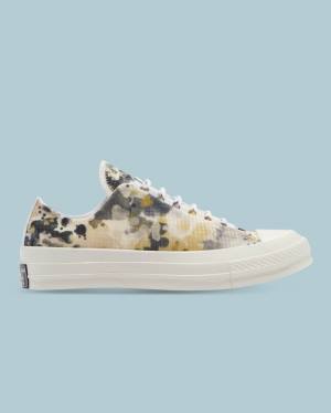 Tenisi Low Top Converse Chuck 70 Summer Fest Ripstop Negrii Bej | CV-314XNT