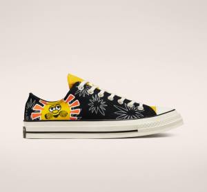 Tenisi Low Top Converse Chuck 70 Sunny Floral Negrii | CV-109JBD