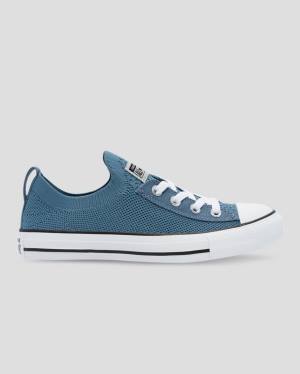 Tenisi Low Top Converse Chuck Taylor All Star Shoreline Knit Glitter Albastri | CV-082TOP