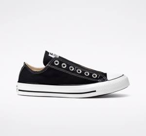 Tenisi Low Top Converse Chuck Taylor All Star Slip Negrii Albi | CV-317WCP