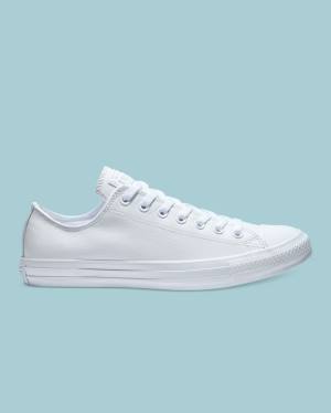 Tenisi Low Top Converse Chuck Taylor All Star Piele Albi | CV-359GMA