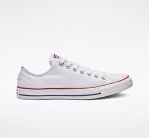 Tenisi Low Top Converse Chuck Taylor All Star Optical White Albi | CV-416ULH