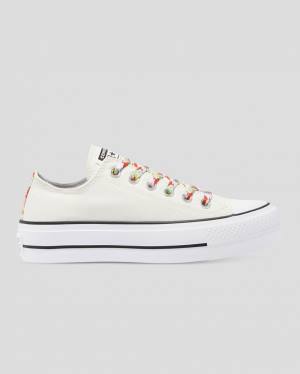 Tenisi Low Top Converse Chuck Taylor All Star Lift Garden Party Bej | CV-451QOW