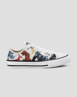 Tenisi Low Top Converse Chuck Taylor All Star Animal Print Albi | CV-560NPJ