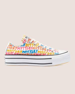 Tenisi Low Top Converse Chuck Taylor All Star My Story Double Stacked Lift Colorati | CV-567KBT