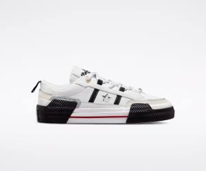 Tenisi Low Top Converse Ibn Jasper One Star Albi Negrii Albi | CV-321KJN