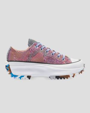 Tenisi Low Top Converse Run Star Hike Knit Print Portocalii Roz | CV-267EKP