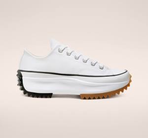 Tenisi Low Top Converse Run Star Hike Platforma Albi Negrii | CV-304HIG