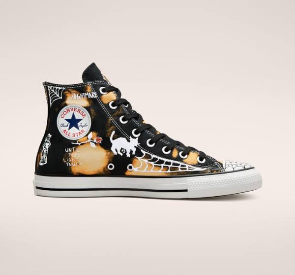 Bascheți Converse CONS Chuck Taylor All Star Pro Sean Pablo Negrii Albi | CV-190MEF