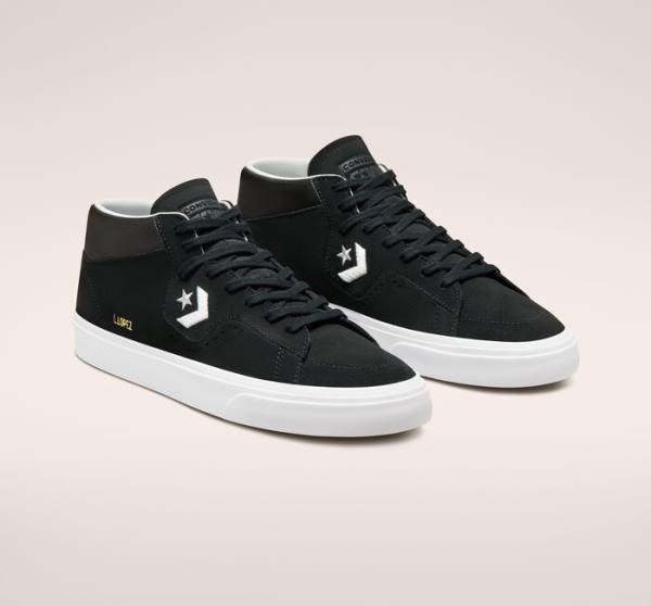 Bascheți Converse CONS Louie Lopez Pro Mid-High Negrii Albi | CV-730CNU