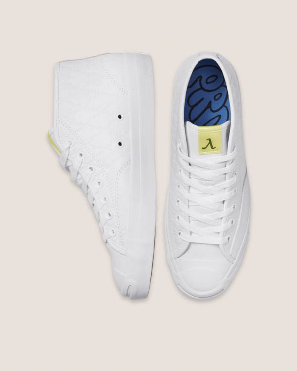 Tenisi Inalti Converse Alexis Sablone Pride Jack Purcell Pro Albi | CV-107ORS