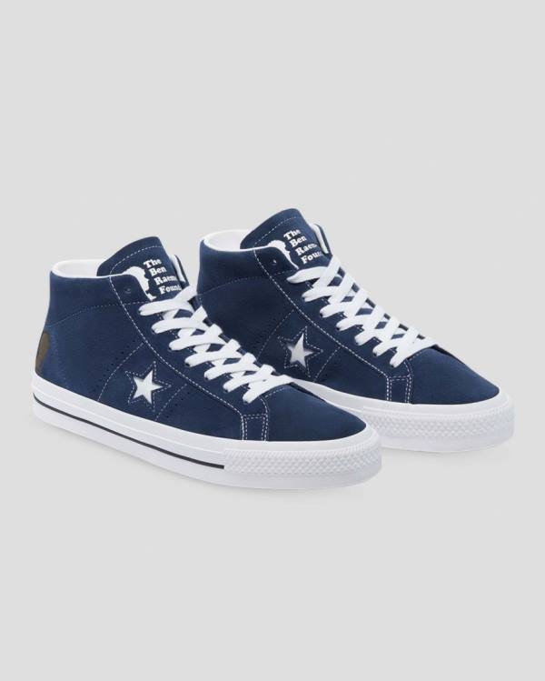 Tenisi Inalti Converse CONS One Star Pro Ben Raemers Foundation Albastri | CV-402YAQ