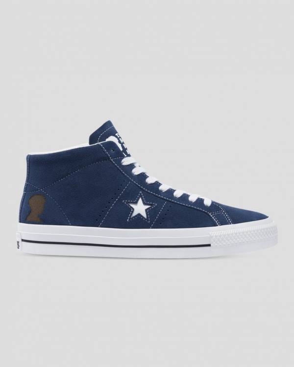 Tenisi Inalti Converse CONS One Star Pro Ben Raemers Foundation Albastri | CV-651HNQ