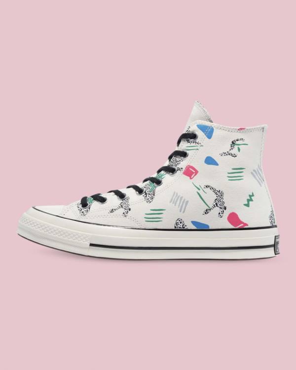 Tenisi Inalti Converse Chuck 70 80s Archive Print Bej | CV-327UVZ