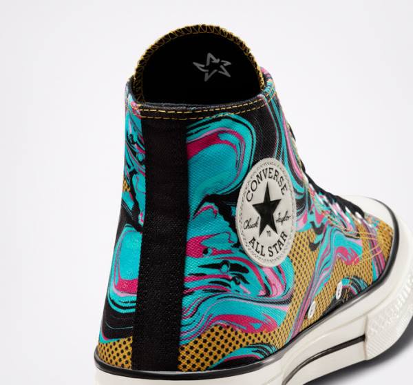 Tenisi Inalti Converse Chuck 70 '90s Marbled Turcoaz | CV-238GTB