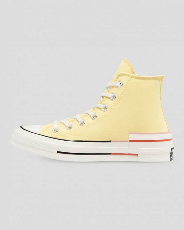 Tenisi Inalti Converse Chuck 70 Colour Block Galbeni | CV-203QMZ