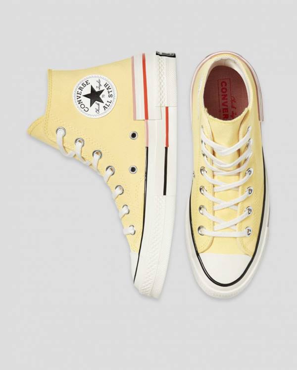 Tenisi Inalti Converse Chuck 70 Colour Block Galbeni | CV-203QMZ