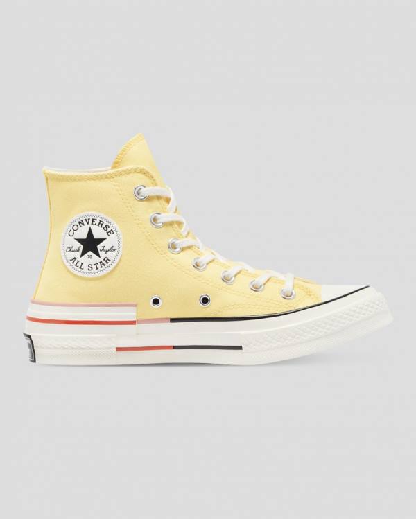 Tenisi Inalti Converse Chuck 70 Colour Block Galbeni | CV-203QMZ