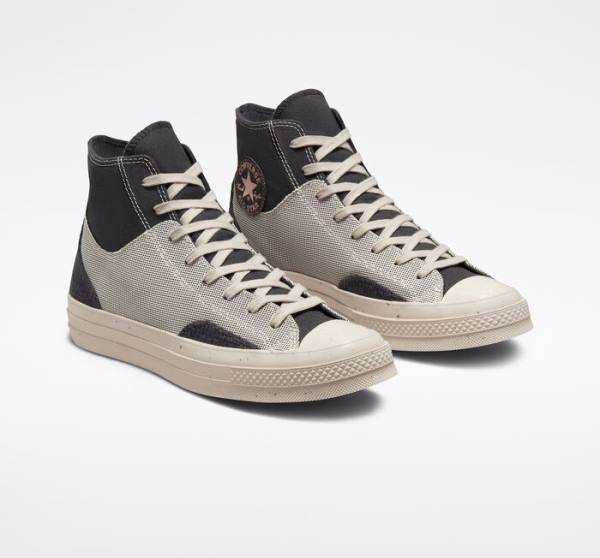 Tenisi Inalti Converse Chuck 70 Crafted Panza Maro | CV-019ITG