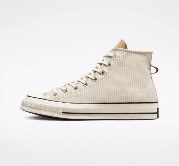 Tenisi Inalti Converse Chuck 70 Crafted Stripe Maro | CV-423PVC