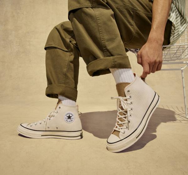 Tenisi Inalti Converse Chuck 70 Crafted Stripe Maro | CV-423PVC