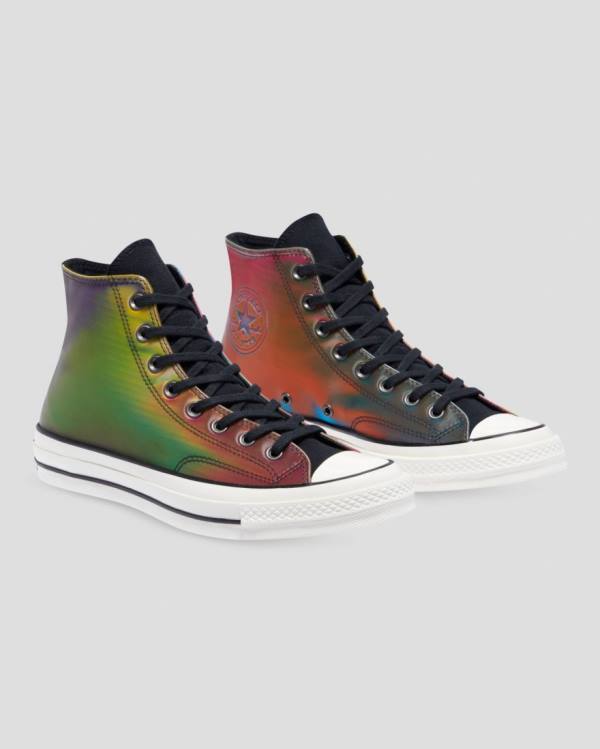 Tenisi Inalti Converse Chuck 70 Iridescent Negrii | CV-129QDK